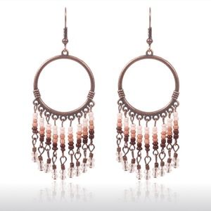 Beaded chandelier earrings